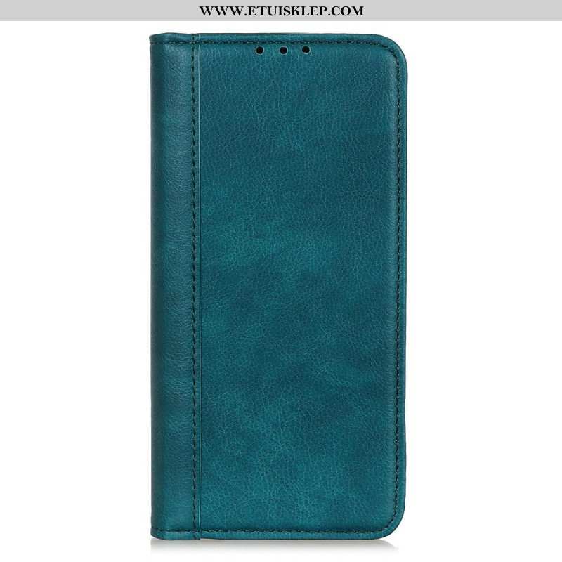 Etui Folio do Samsung Galaxy M52 5G Pleciona Skóra